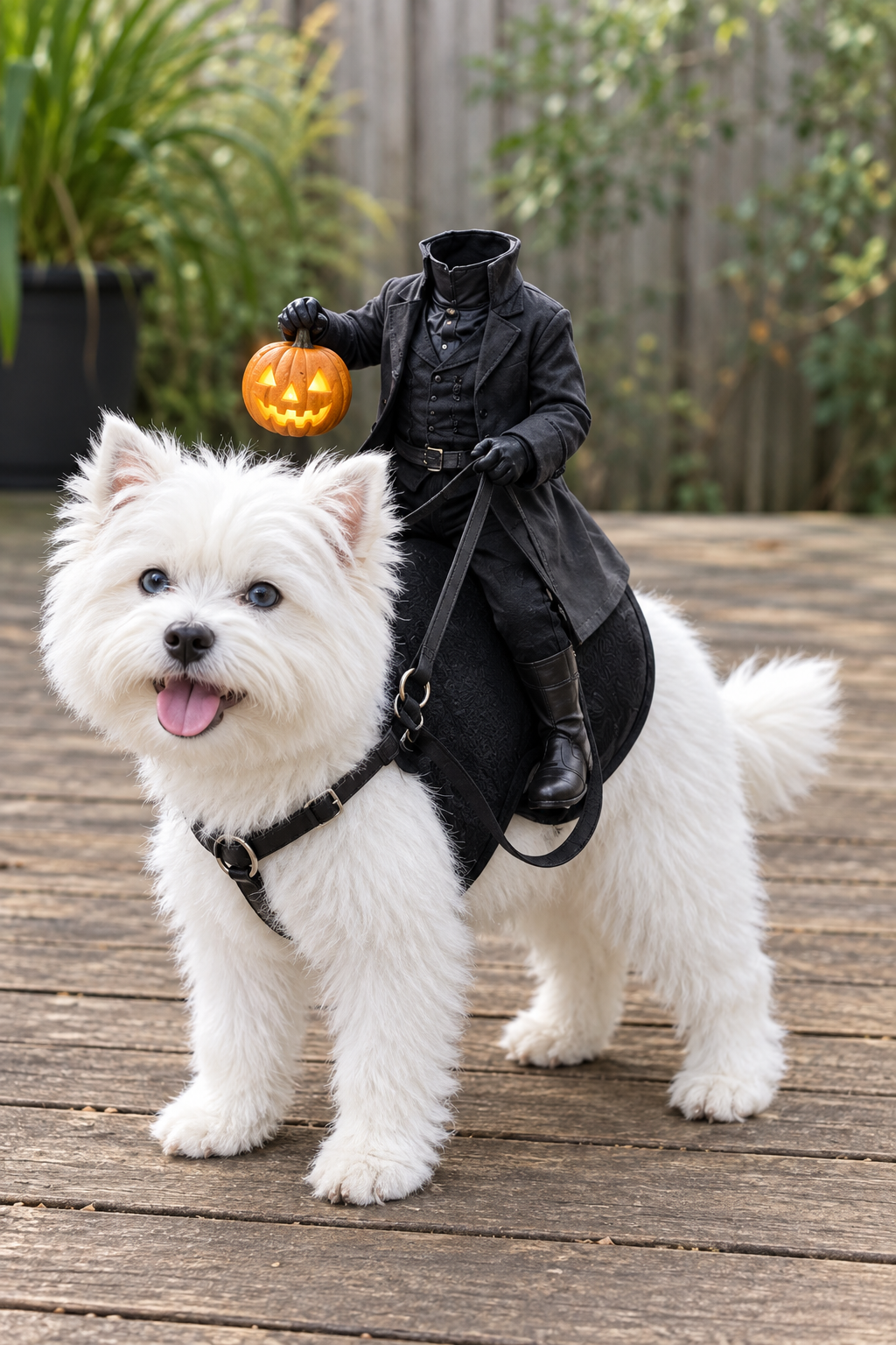 The Headless Horseman Rider Pet Costume