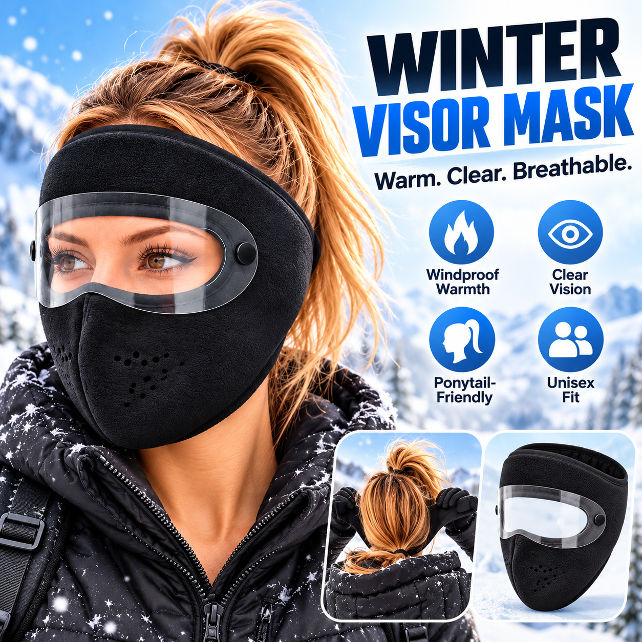 Winter Windproof Full-Face Mask for Men & Women