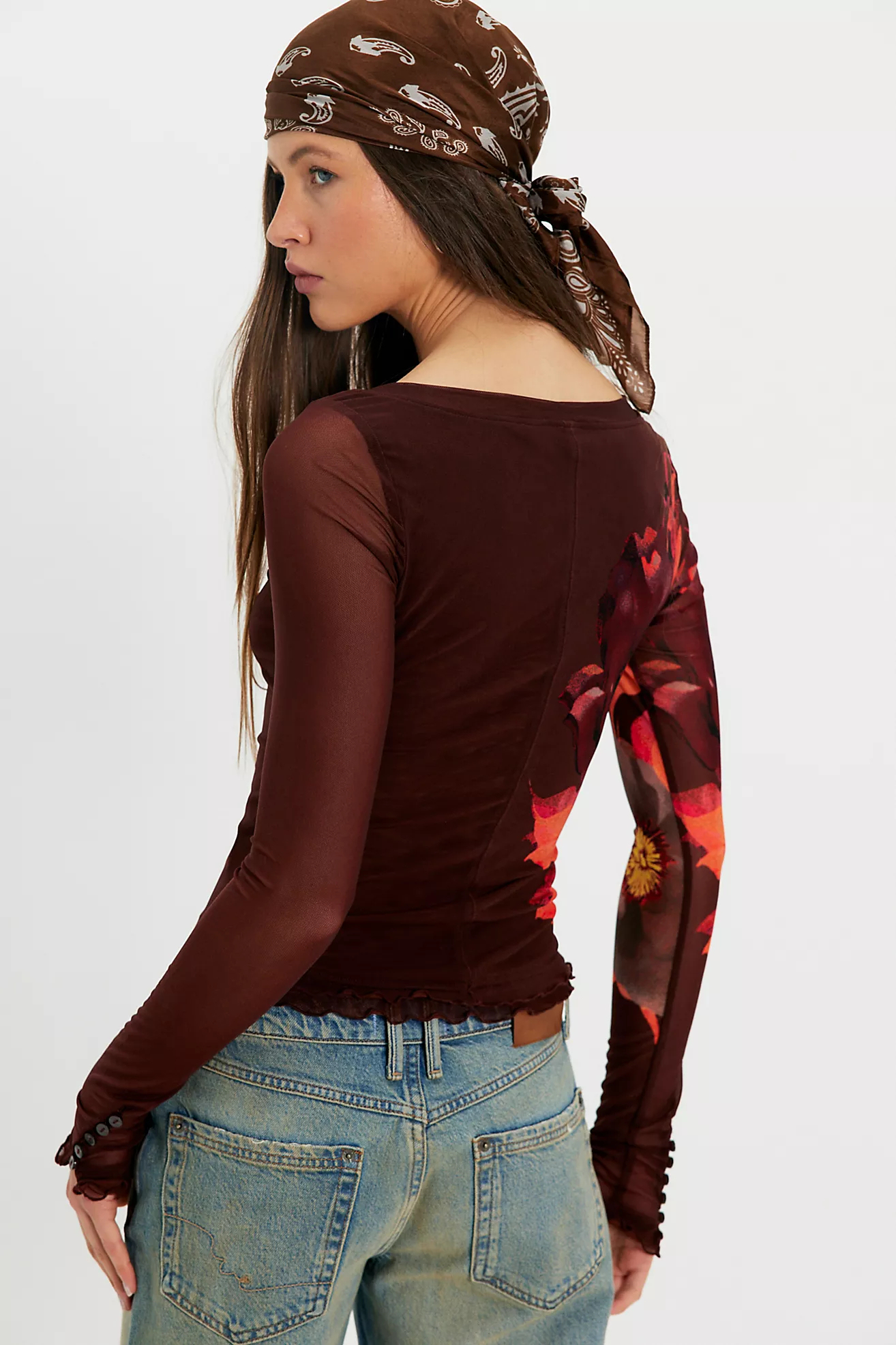 Hot Sales - Printed Long Sleeve Top