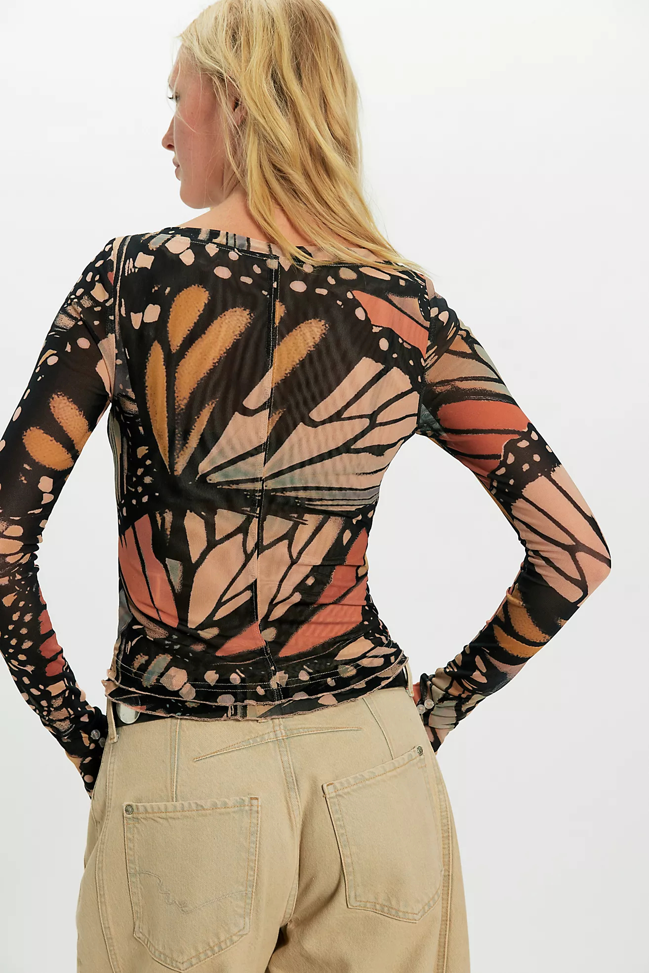 Hot Sales - Printed Long Sleeve Top