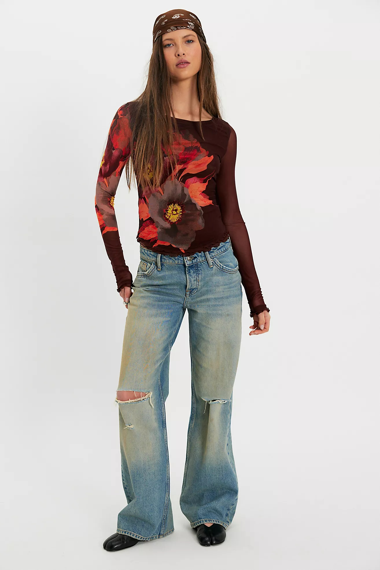 Hot Sales - Printed Long Sleeve Top