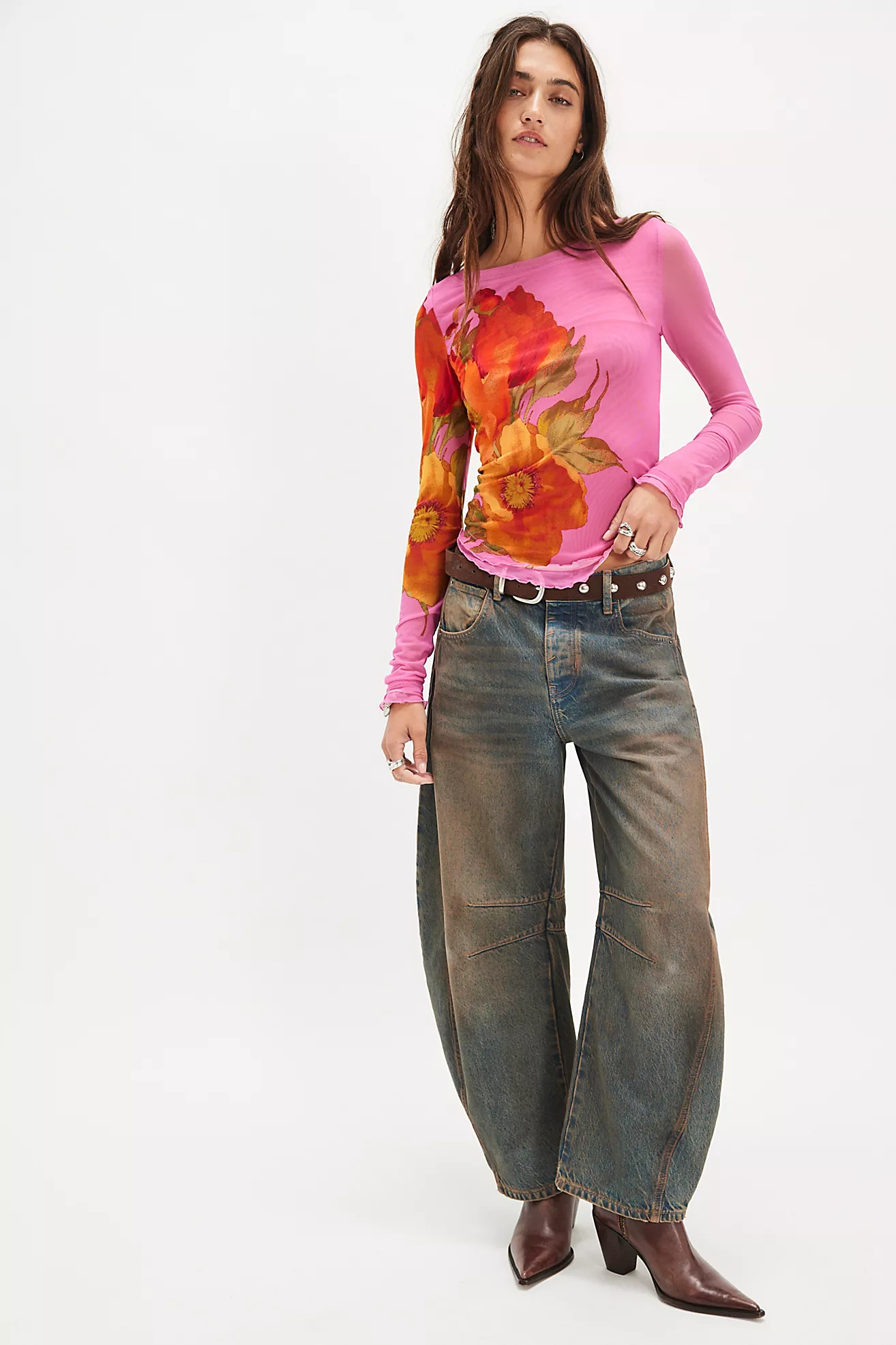 Hot Sales - Printed Long Sleeve Top