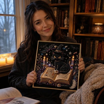 Buy 2 FREE SHIPPING & Extra 10% OFF✈ - Premium 3D Pearl Dark Gothic Diamond Painting Art Kit