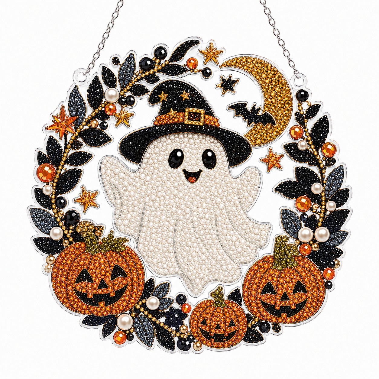 ✈Buy 2 FREE SHIPPING & Extra 10% OFF - 👻✨ DIY Spooky Hanging Ornament Kit | Cute Handmade Decor for Holidays, Parties & Home Displays