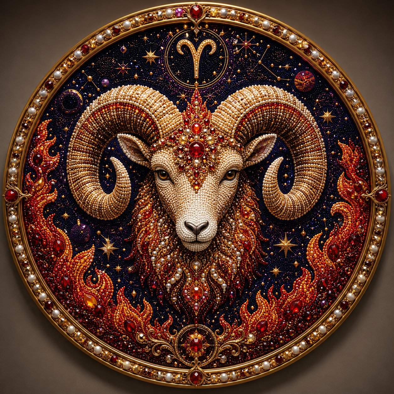 Buy 2 FREE SHIPPING & Extra 10% OFF✈ – ✨ Premium 3D Pearl 12 Zodiac Signs Art Kit | Luxury Flocked Canvas with Scratch-Resistant Non-Fading Pearl Beads DIY Handmade Astrology Decor ♈🌙💎