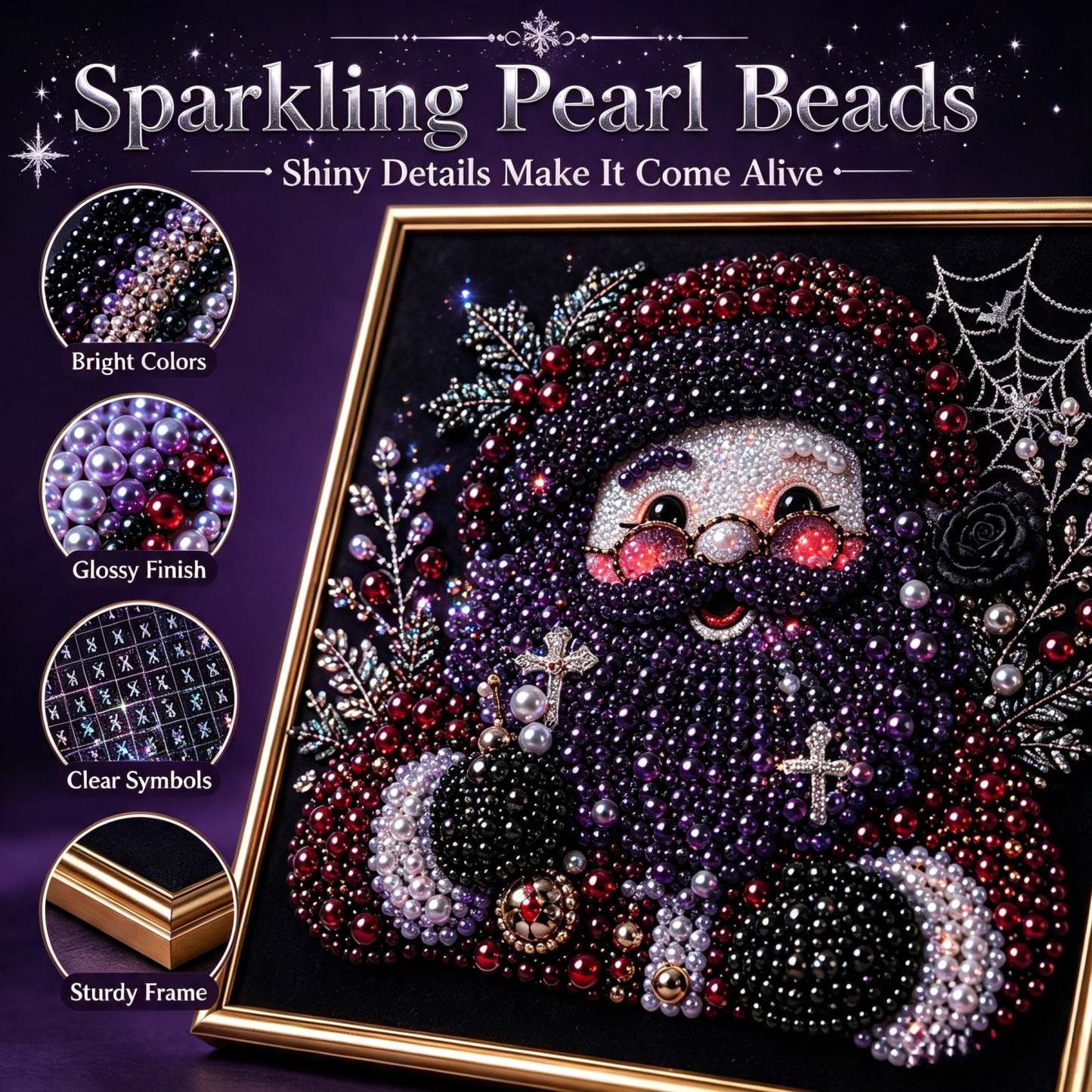 Buy 2 FREE SHIPPING & Extra 10% OFF✈ - Premium 3D Pearl Dark Gothic Diamond Painting Art Kit