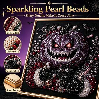 Buy 2 FREE SHIPPING & Extra 10% OFF✈ - Premium 3D Pearl Dark Gothic Diamond Painting Art Kit