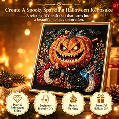 Buy 2 FREE SHIPPING & Extra 10% OFF✈ - DIY Dark Halloween Diamond Painting Kit