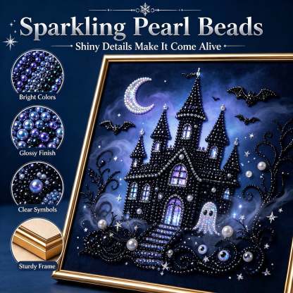 Buy 2 FREE SHIPPING & Extra 10% OFF✈ - Premium 3D Pearl Dark Gothic Diamond Painting Art Kit