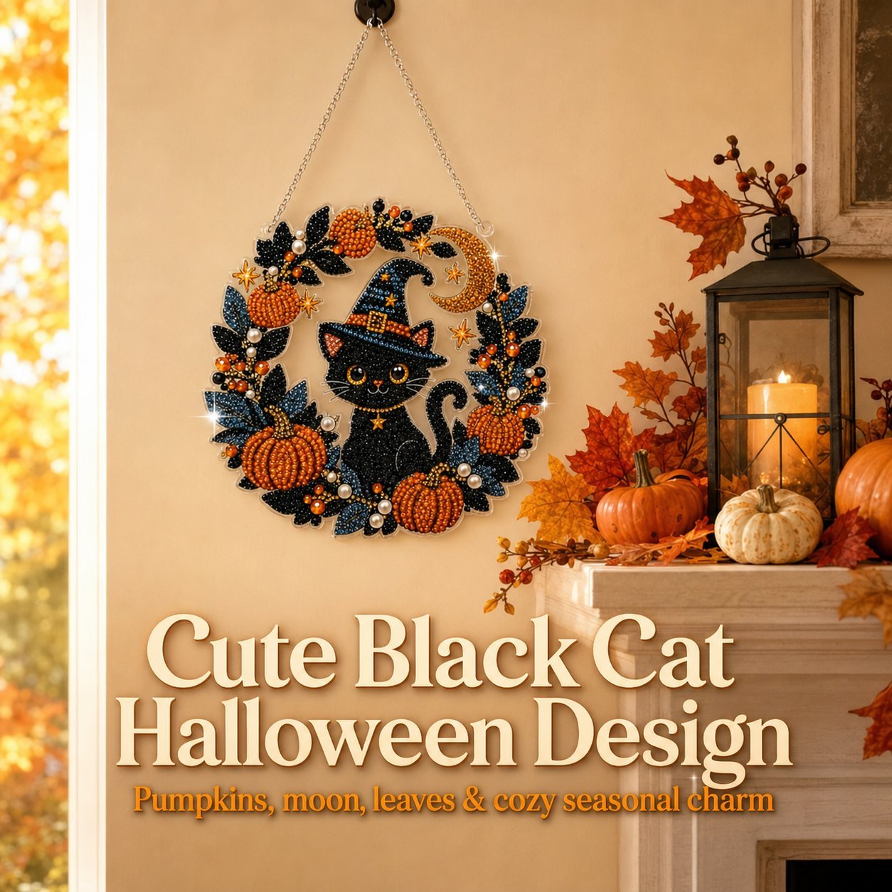 ✈Buy 2 FREE SHIPPING & Extra 10% OFF - 👻✨ DIY Spooky Hanging Ornament Kit | Cute Handmade Decor for Holidays, Parties & Home Displays