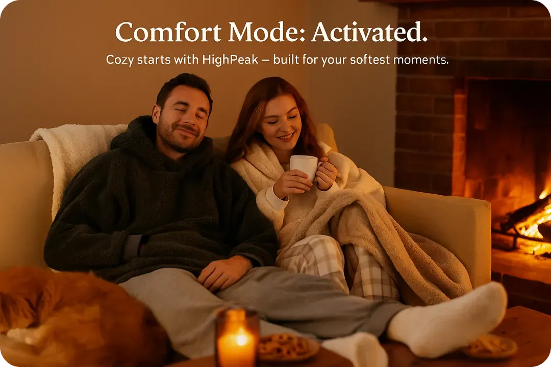 HighPeak Cozy collection banner