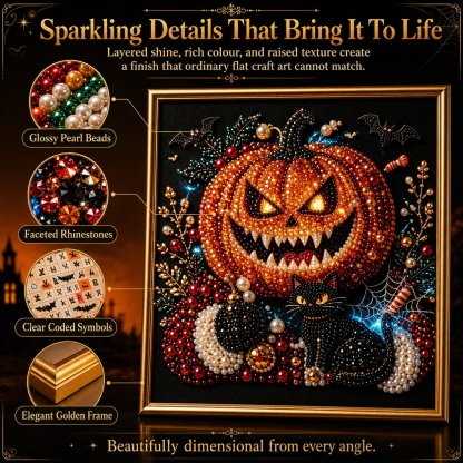 Buy 2 FREE SHIPPING & Extra 10% OFF✈ - Premium 3D Pearl Dark Gothic Diamond Painting Art Kit