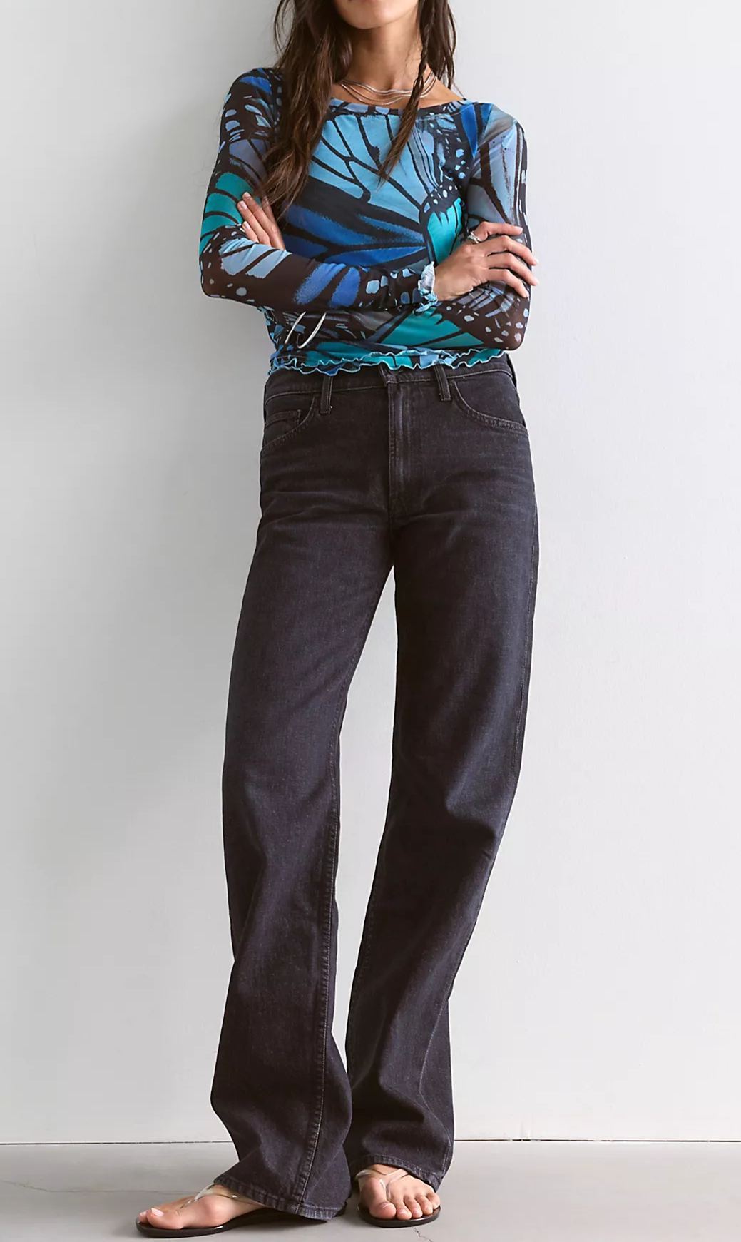Hot Sales - Printed Long Sleeve Top