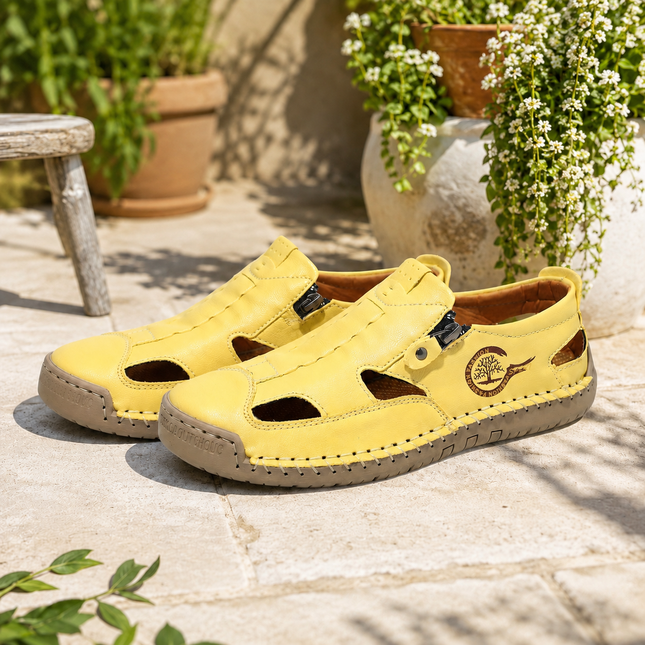 👣 Luftig, bequem & flexibel – Komfortschuhe mit Zehenschutz und praktischem Reißverschluss ☀️