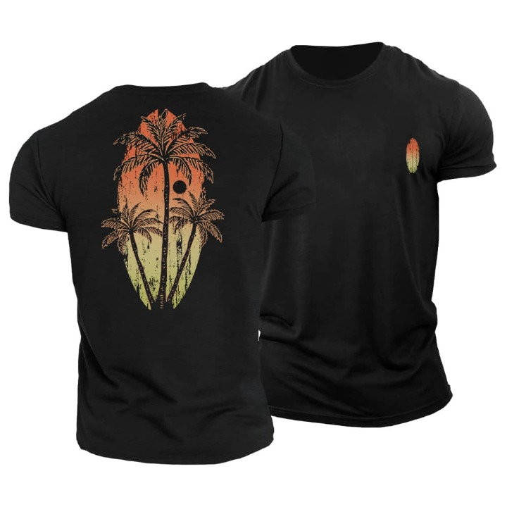 T-shirt Palmier Surfboard