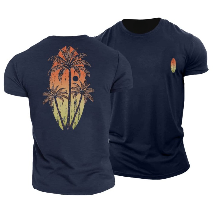 T-shirt Palmier Surfboard