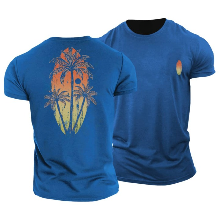 T-shirt Palmier Surfboard