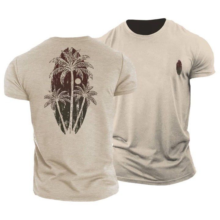 T-shirt Palmier Surfboard