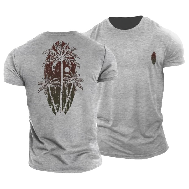 T-shirt Palmier Surfboard