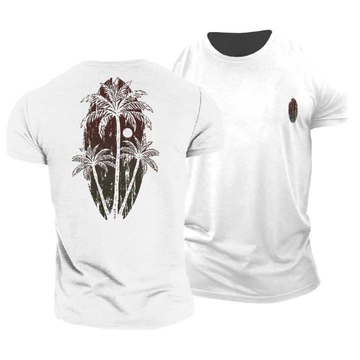 T-shirt Palmier Surfboard