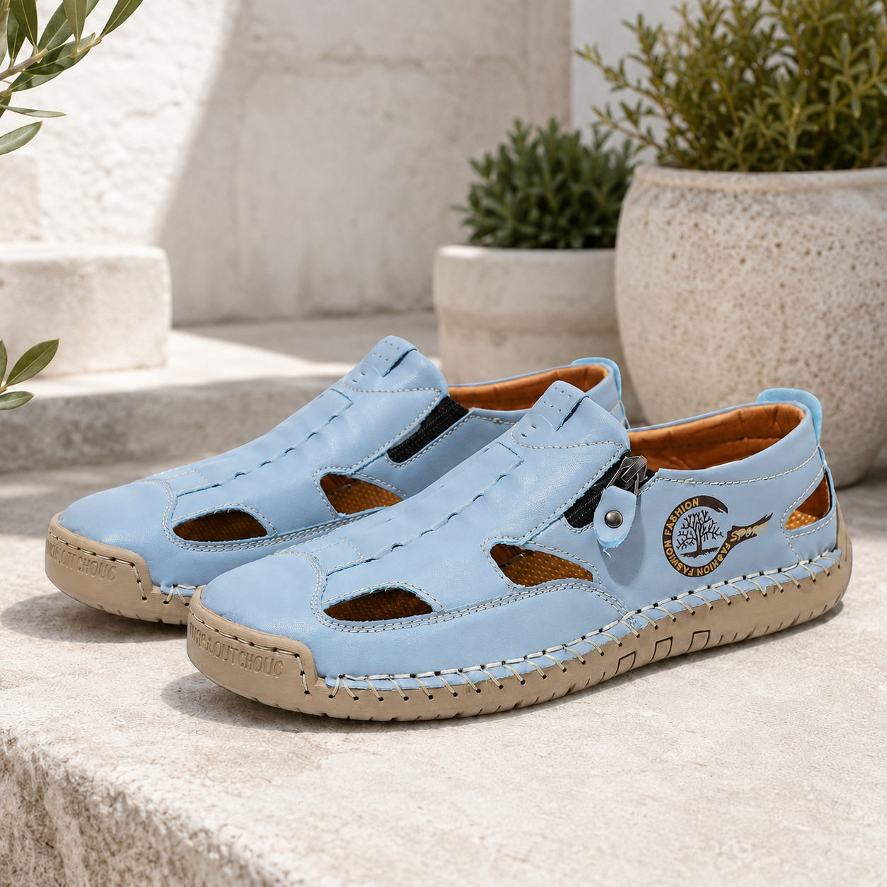 👣 Luftig, bequem & flexibel – Komfortschuhe mit Zehenschutz und praktischem Reißverschluss ☀️