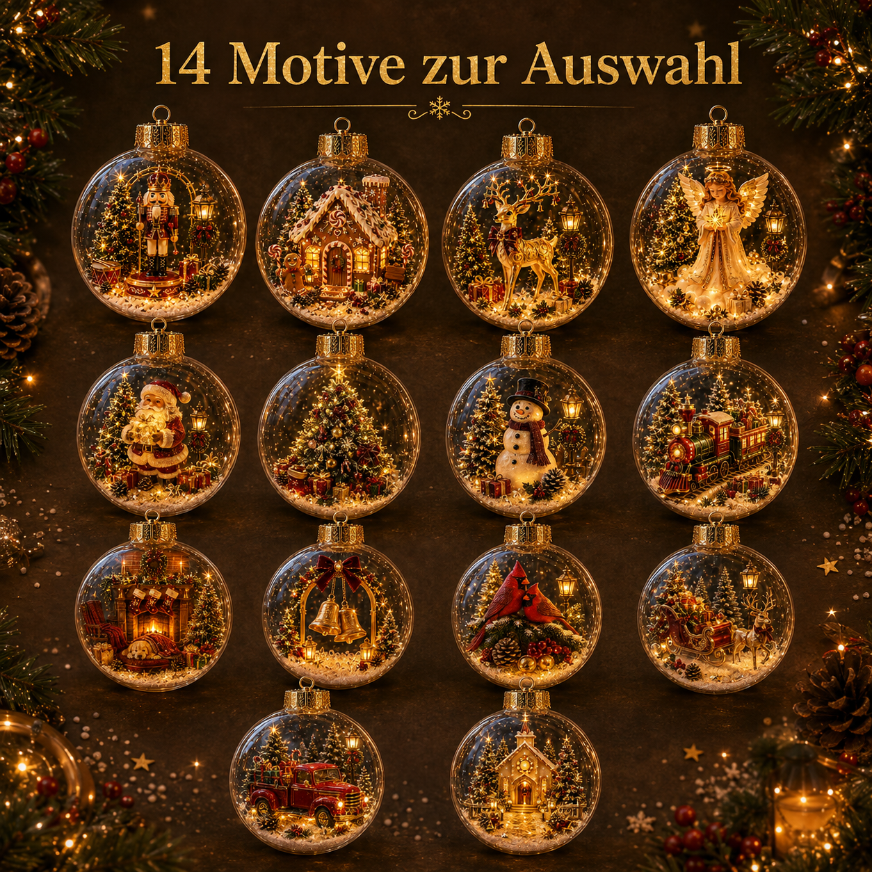 14 Weihnachtsornament-Motive im &Uuml;berblick