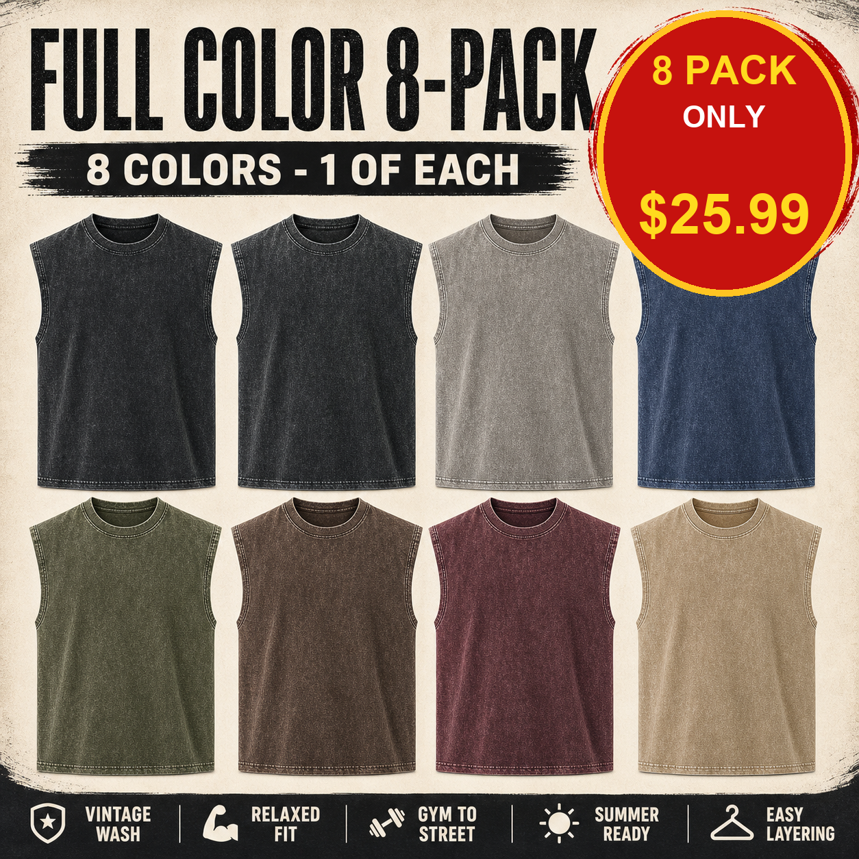 Full Color 8-Pack bundle