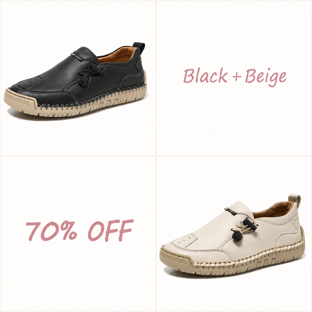 ⏰Limited-Time 70% Off: Genuine Leather Unisex Loafers | Casual Slip-On Walking Shoes | Ultimate Comfort for Men & Women