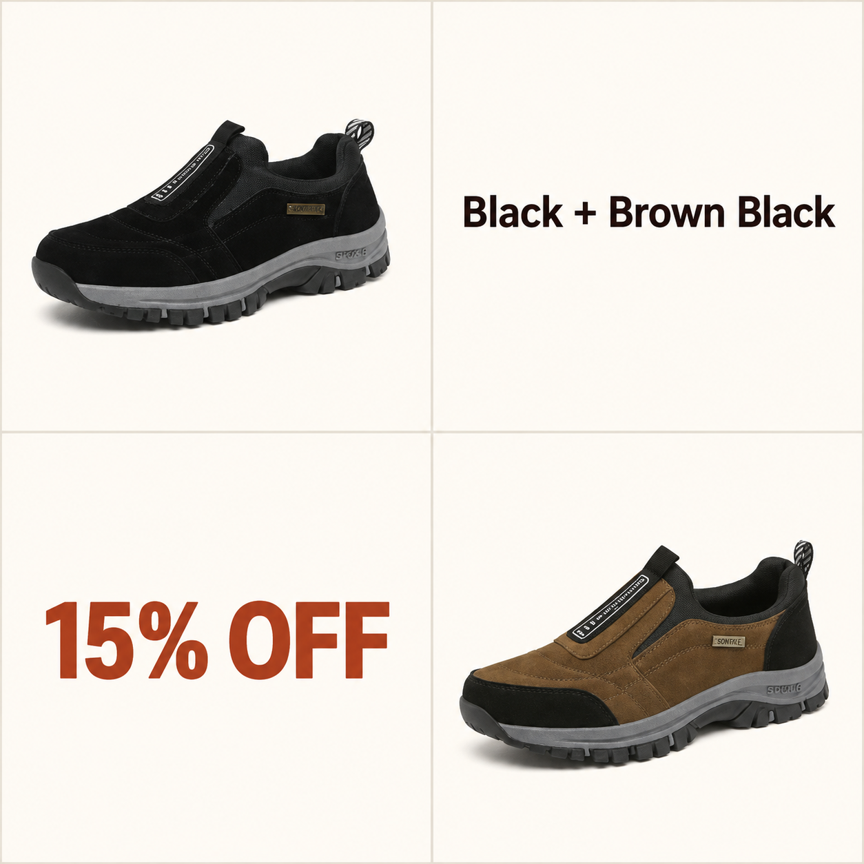 🔥🔥🔥LAST DAY 70% OFF -  Outdoor Non-slip Comfy Arch Support Walking Shoes, Comfy Orthopedic Walking Shoes