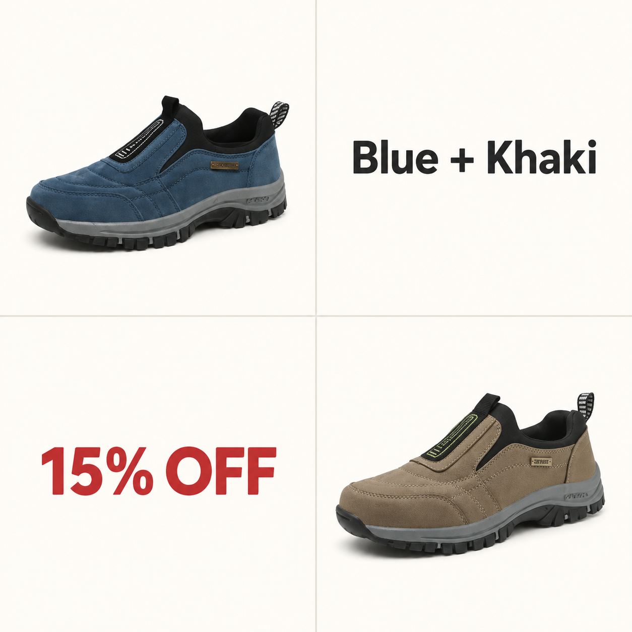 🔥🔥🔥LAST DAY 70% OFF -  Outdoor Non-slip Comfy Arch Support Walking Shoes, Comfy Orthopedic Walking Shoes