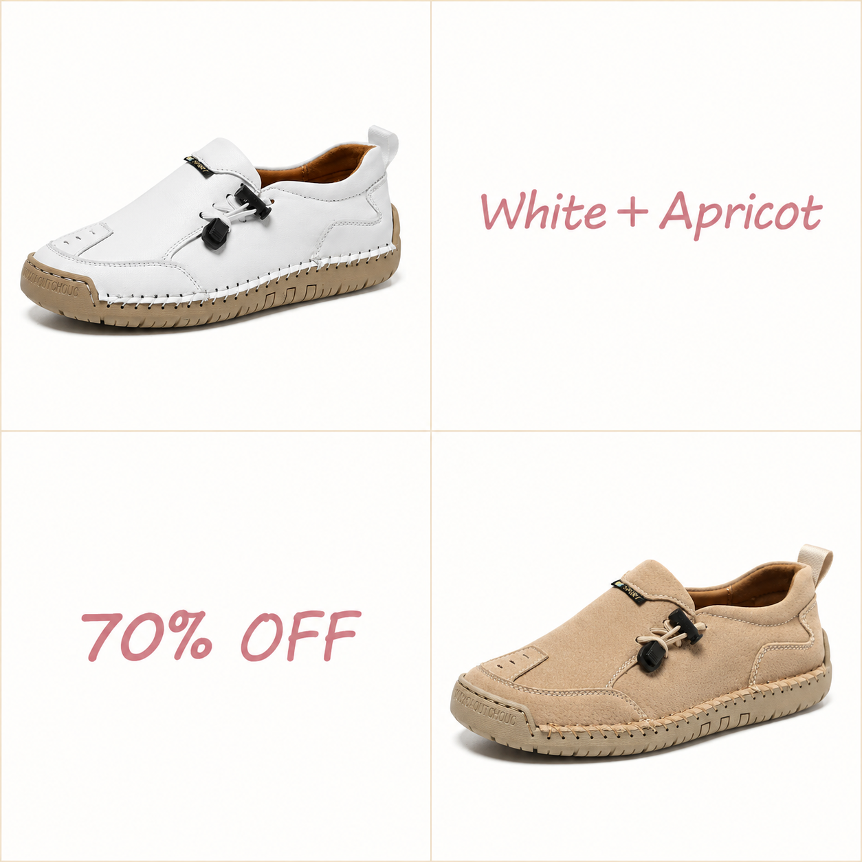 ⏰Limited-Time 70% Off: Genuine Leather Unisex Loafers | Casual Slip-On Walking Shoes | Ultimate Comfort for Men & Women