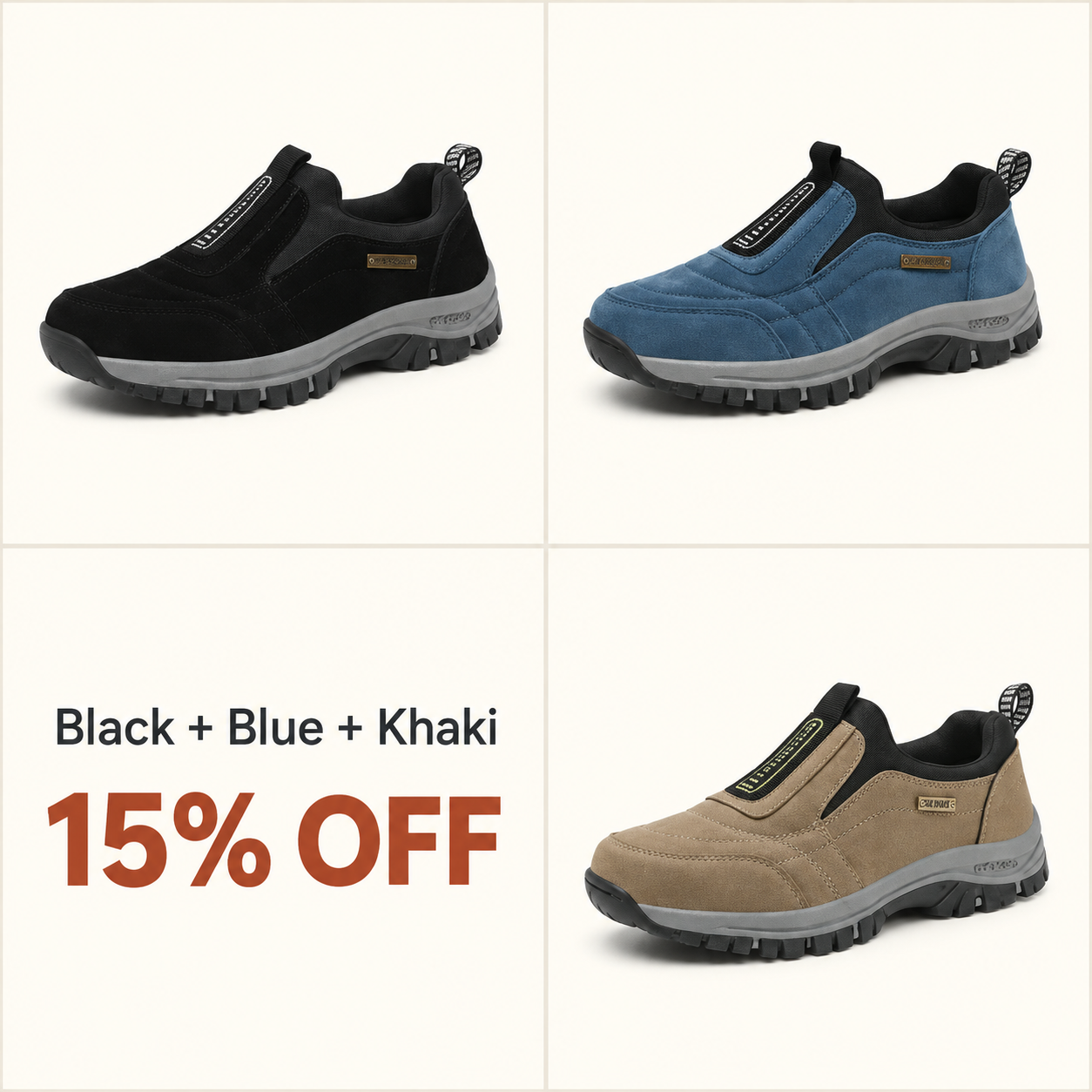 🔥🔥🔥LAST DAY 70% OFF -  Outdoor Non-slip Comfy Arch Support Walking Shoes, Comfy Orthopedic Walking Shoes