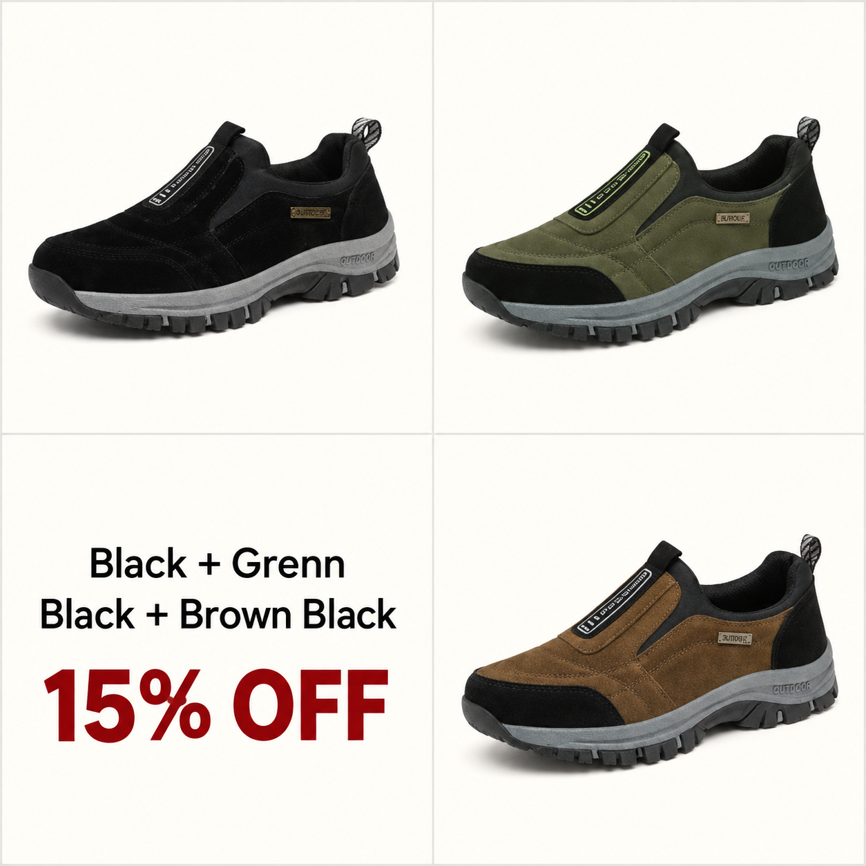 🔥🔥🔥LAST DAY 70% OFF -  Outdoor Non-slip Comfy Arch Support Walking Shoes, Comfy Orthopedic Walking Shoes