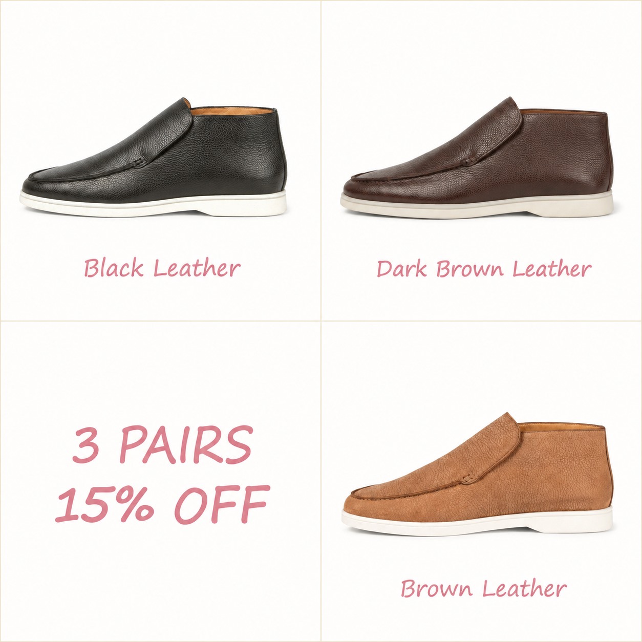 🔥Men’s Suede-Style Slip-On Loafers – 🎉Smart-Casual Moc-Toe Shoes