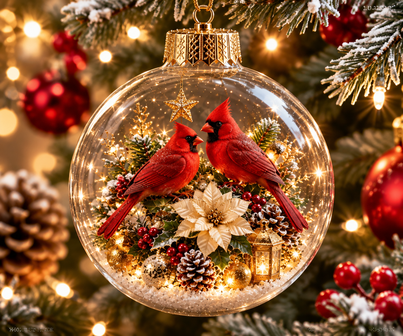 ✨ Magical Lighted Christmas Glass Ornaments – 8 Enchanting Holiday Designs 🎄🎁