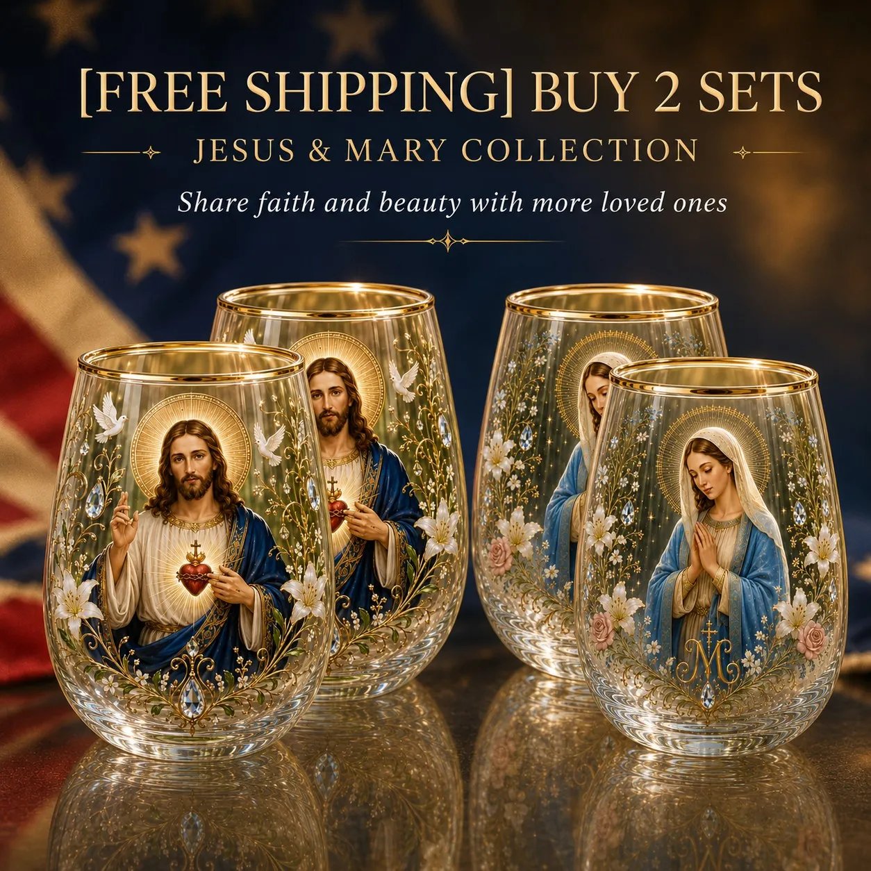 🌹🌹🌹2026 Limited Edition "Morning Prayer" Glass Tea Cup – Faith & Serenity Collection