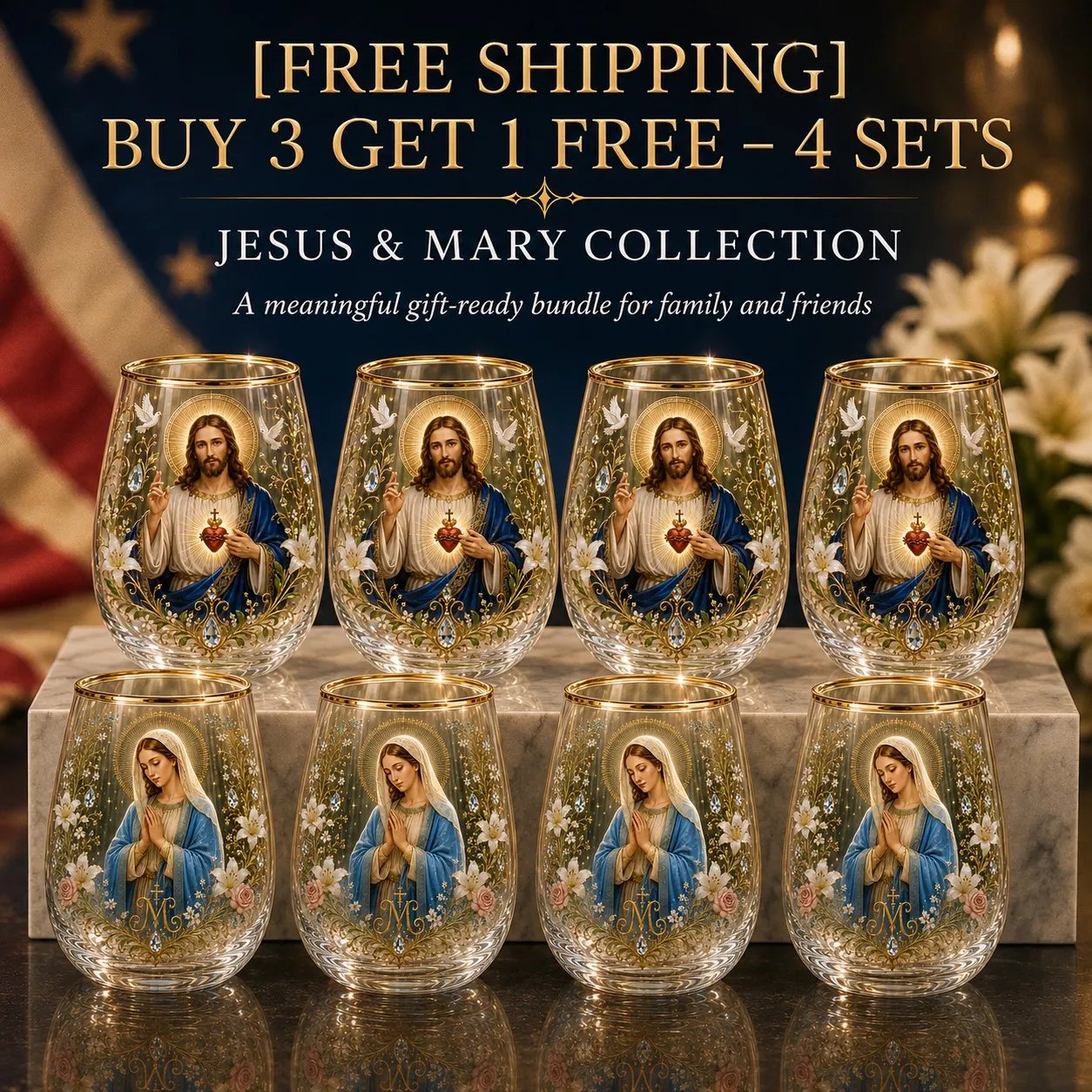 🌹🌹🌹2026 Limited Edition "Morning Prayer" Glass Tea Cup – Faith & Serenity Collection