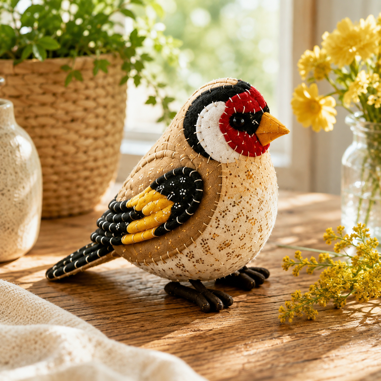 DIY Patchwork Animal Ornament Kit – 16 Adorable Handmade Styles 🧵🐮🐦