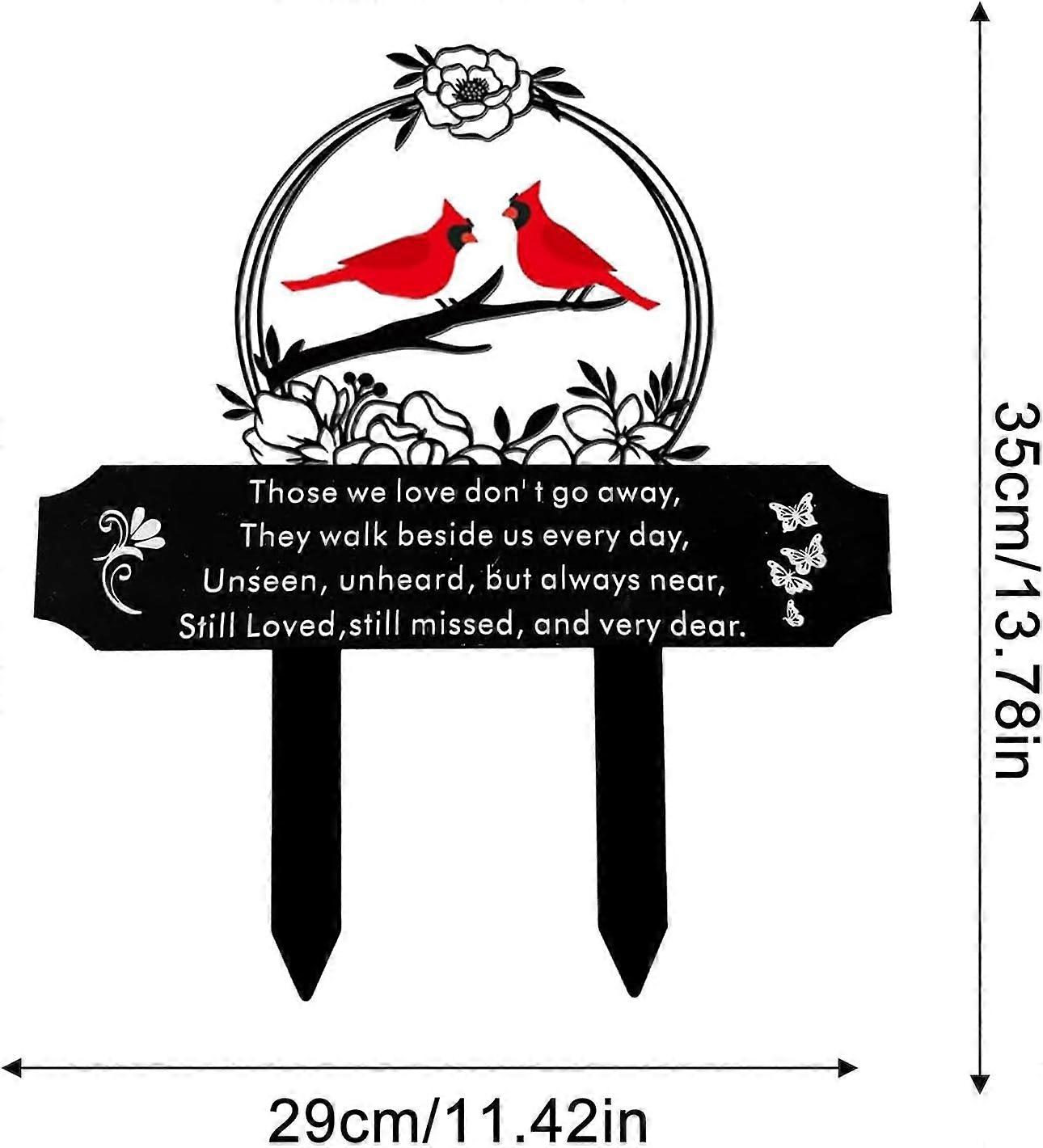 ❤Metal Memorial Marker - Large Butterfly, Cemetery Decoration, Multi-Purpose✝️