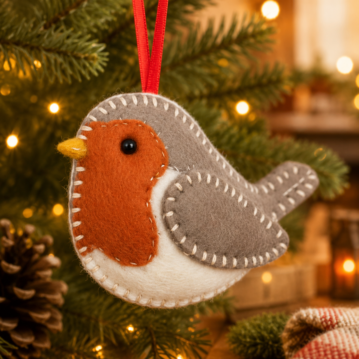 🎄 21-Piece Whimsical Christmas Ornament Collection ✨ Cute Cats, Birds & Woodland Holiday Keepsakes