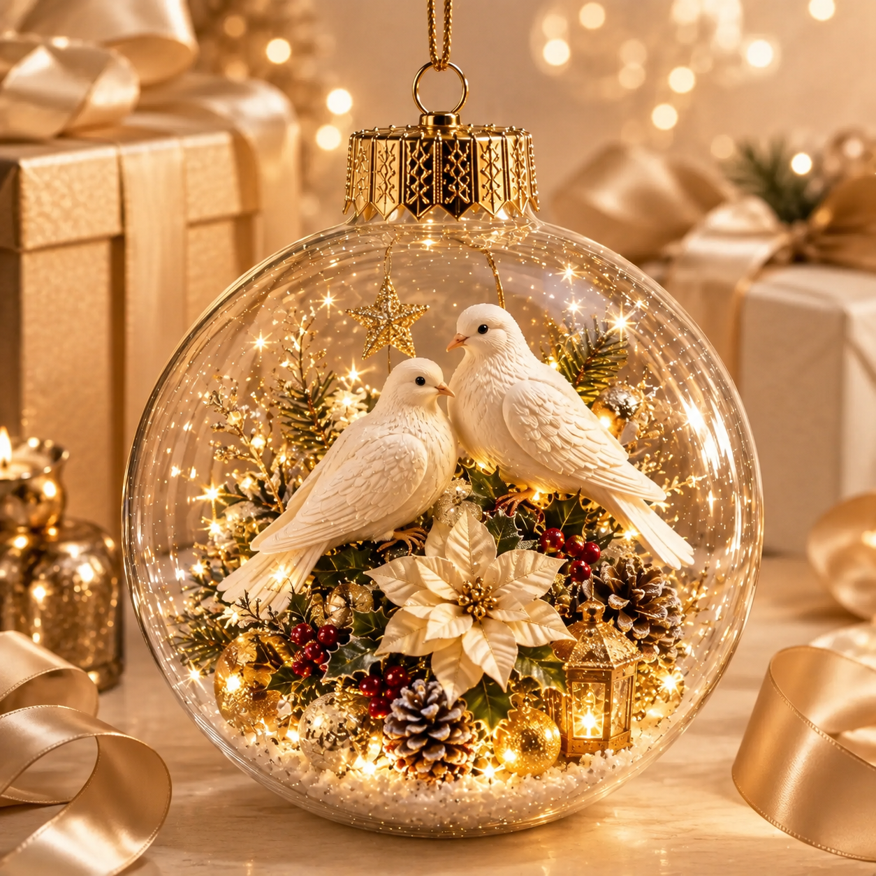 ✨ Magical Lighted Christmas Glass Ornaments – 8 Enchanting Holiday Designs 🎄🎁