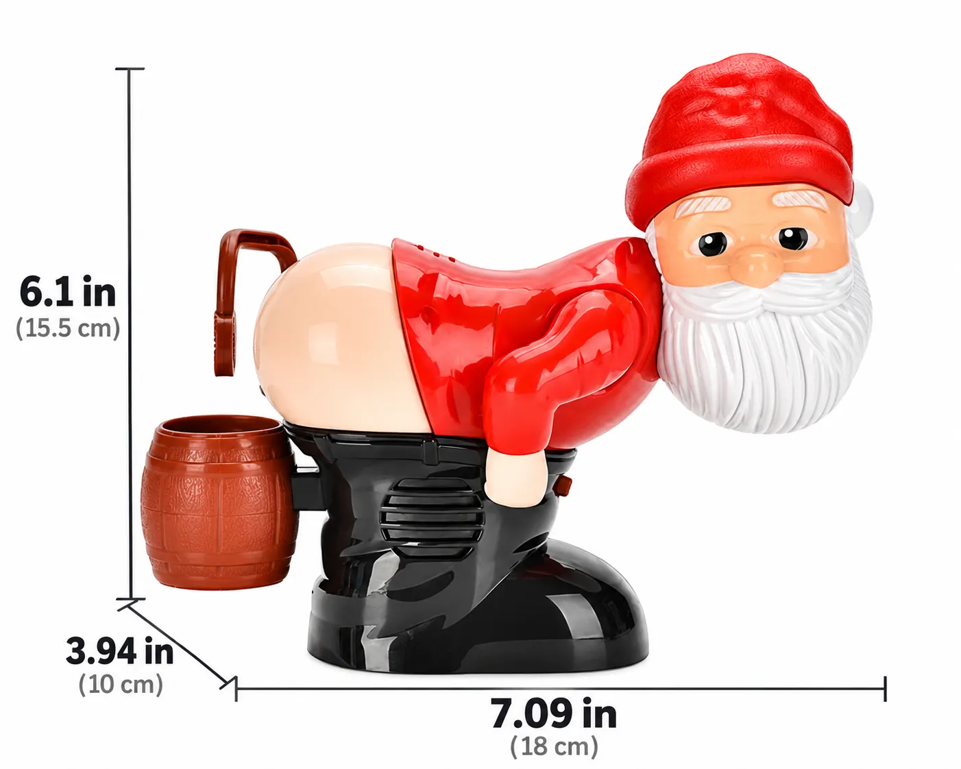 🔥Christmas Sale 50% OFF🎅 Farting Santa Bubble Machine💨 Funny Holiday Party Toy & Gift🎁（Includes complimentary bubble solution）