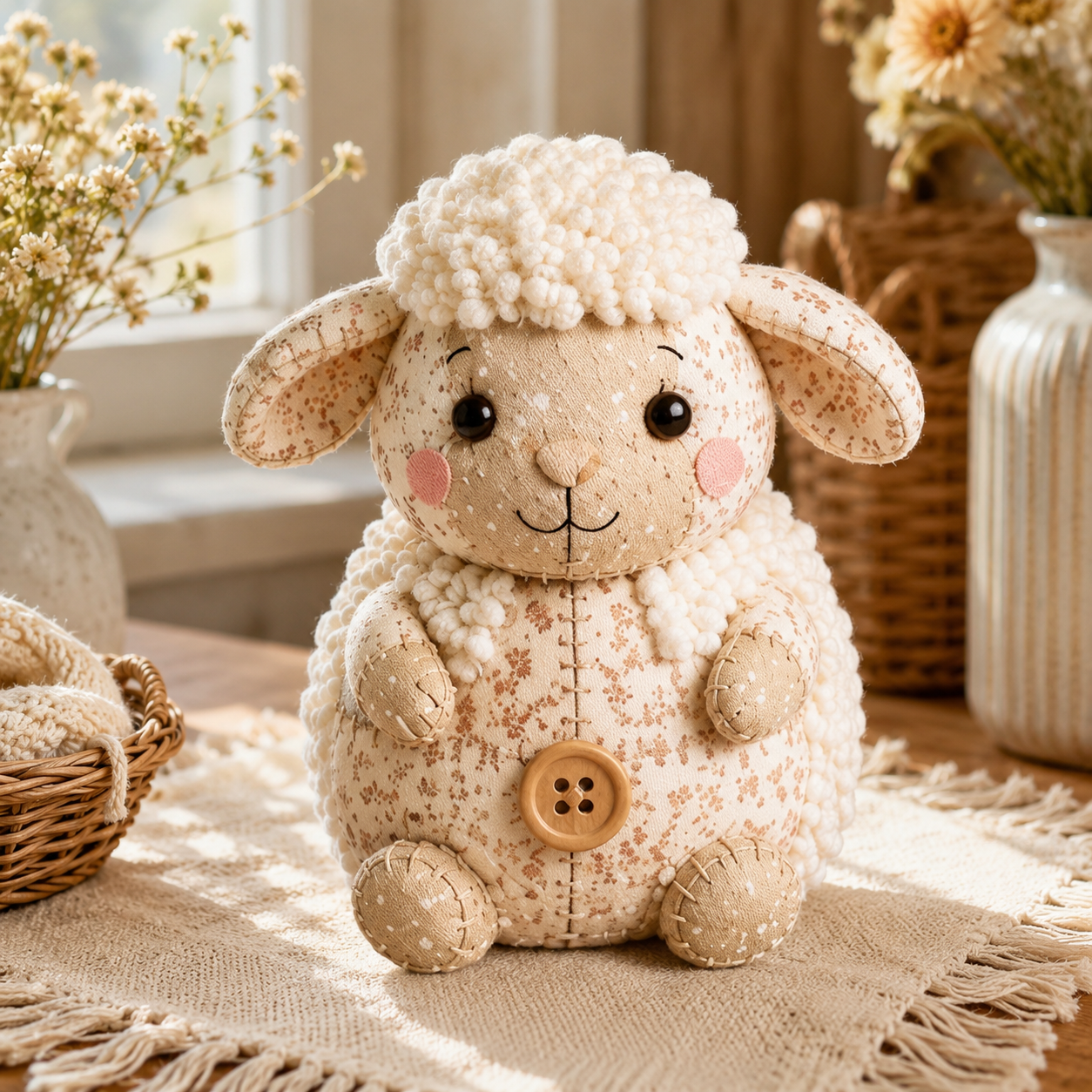 DIY Patchwork Animal Ornament Kit – 16 Adorable Handmade Styles 🧵🐮🐦