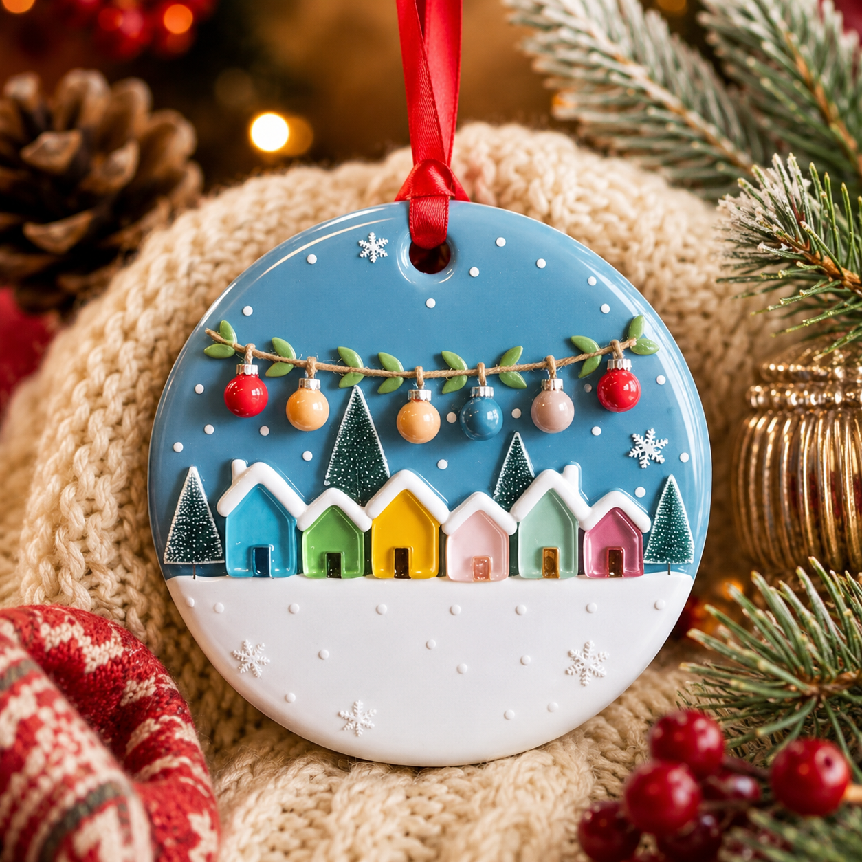 🎄 21-Piece Whimsical Christmas Ornament Collection ✨ Cute Cats, Birds & Woodland Holiday Keepsakes