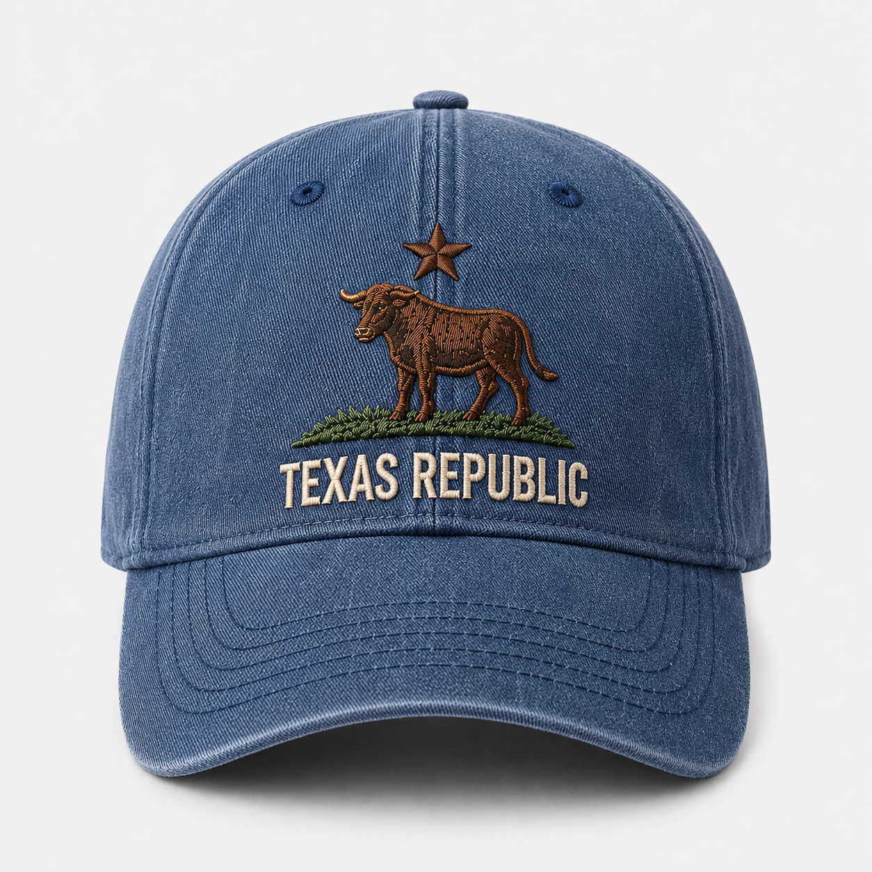 Texas Republic Vintage Embroidered Baseball Cap 🤠⭐
