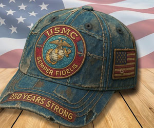 🧢🧢🧢"Semper Legacy" – USMC 250th Anniversary Cap