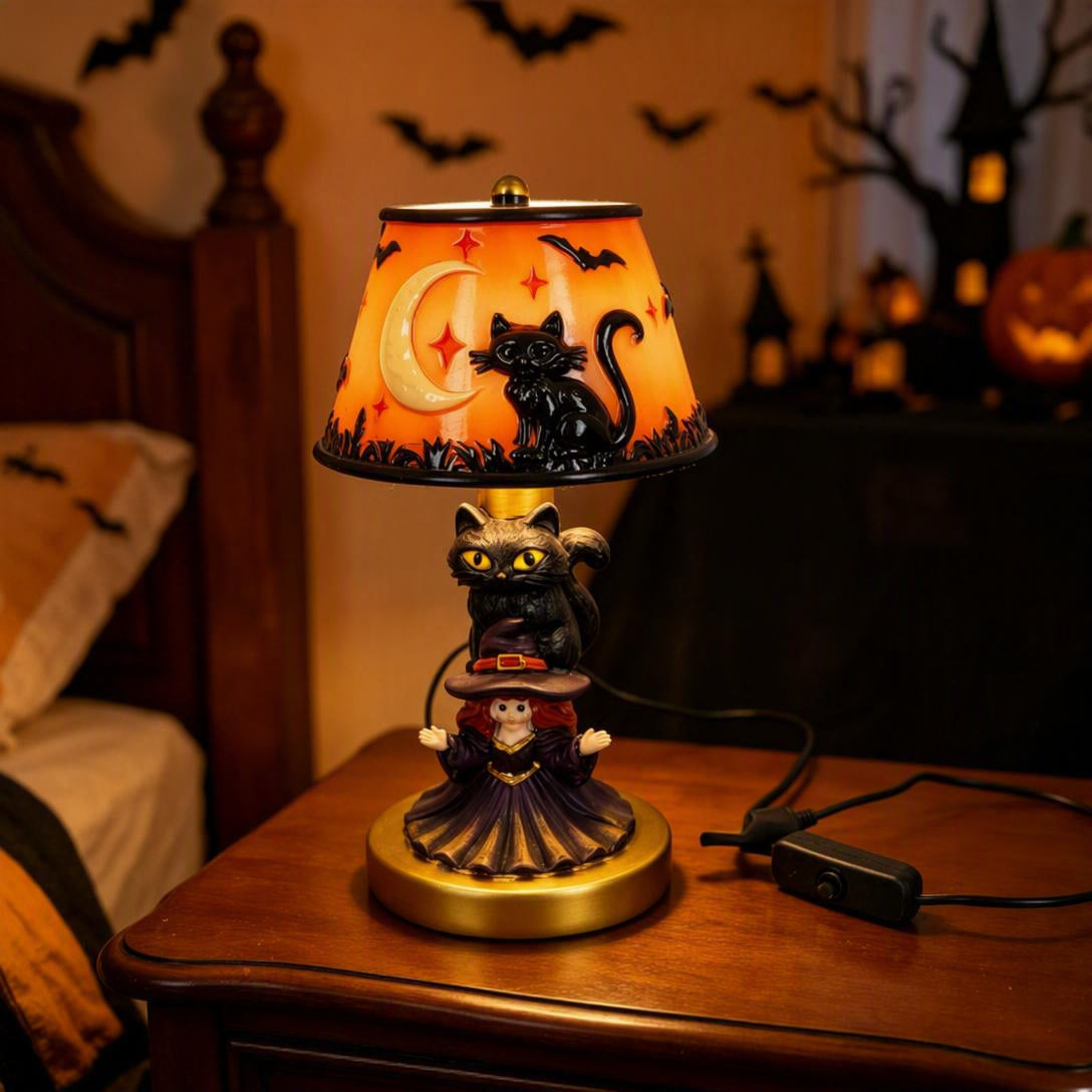 🎃🎃🎃Halloween Ghost Bat Pumpkin Table Lamp