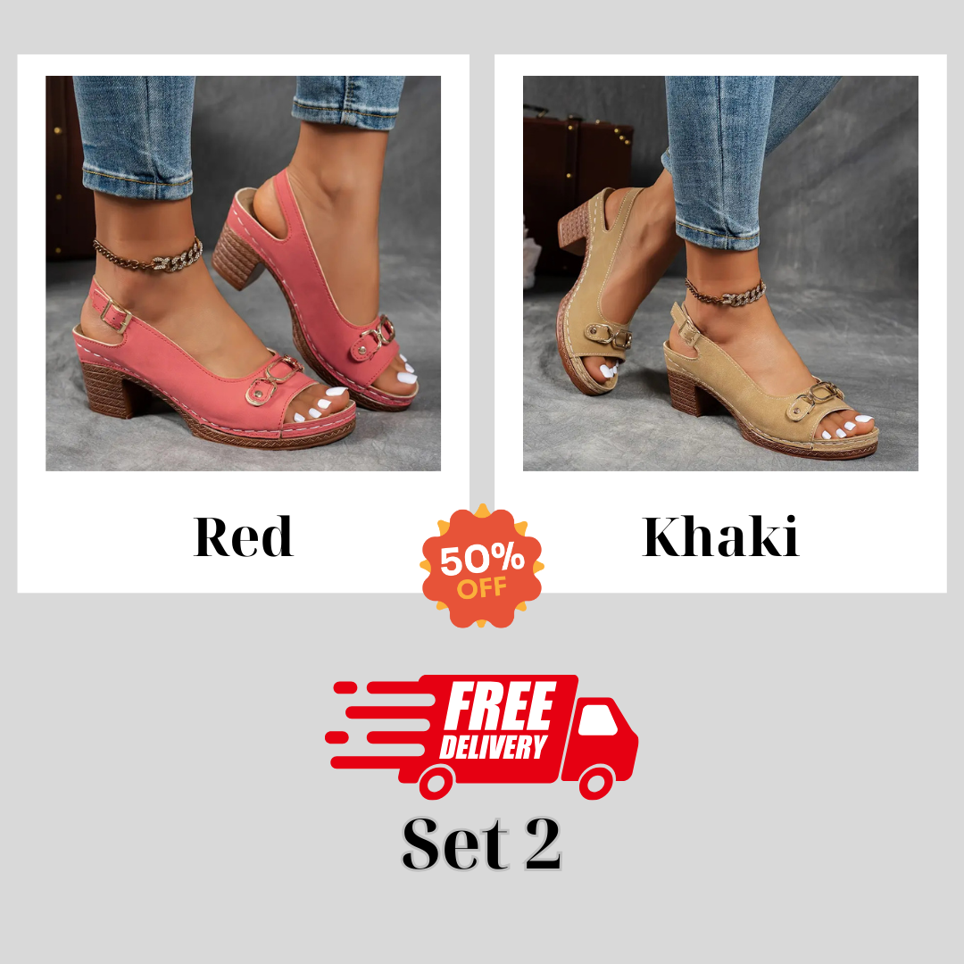 🔥Best Seller-Last Day Sale 50% OFF🔥Women'S Casual Open Toe Wedge Sandals