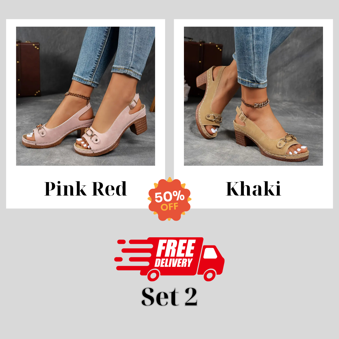 🔥Best Seller-Last Day Sale 50% OFF🔥Women'S Casual Open Toe Wedge Sandals
