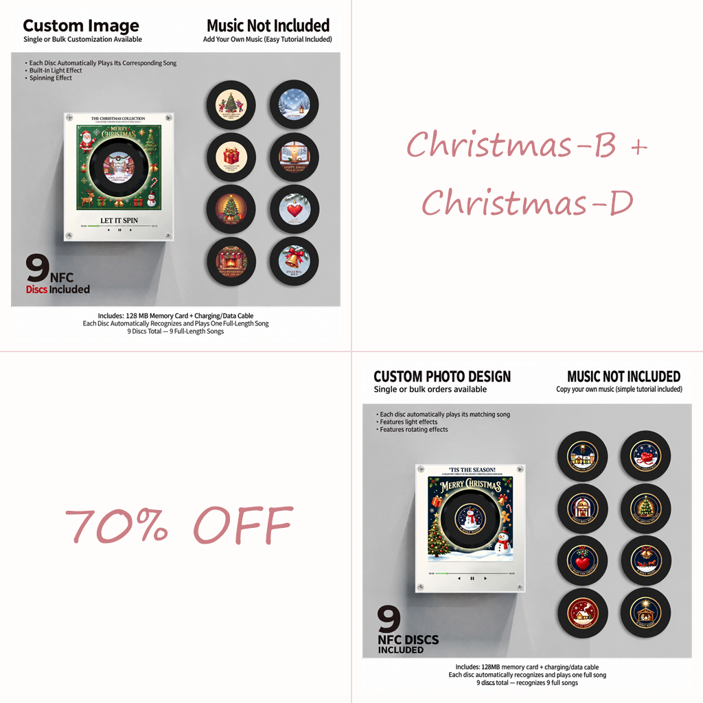 Christmas Vinyl Frame🎄🎄🎄🎶